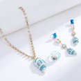 thumbnail image 4 of Collar de la serie Ocean, collar de caracola de resina de la serie Cote d'Azur, 4 of 4
