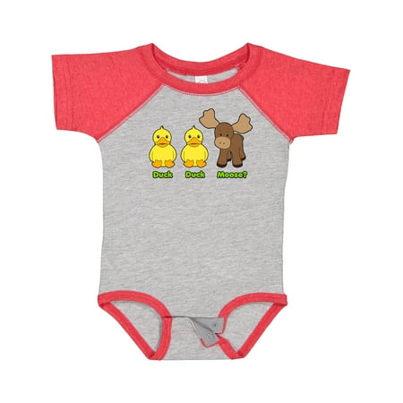

Inktastic Duck Duck Moose Gift Baby Boy or Baby Girl Bodysuit