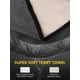 thumbnail image 2 of Funda de asiento de coche ZIMABLUE, tela rizada impermeable, gris, 2 of 8