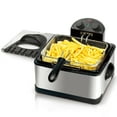 thumbnail image 2 of MegaChef 4.23 Quart Stainless Steel Electric Deep Fryer with Timer, 2 of 8