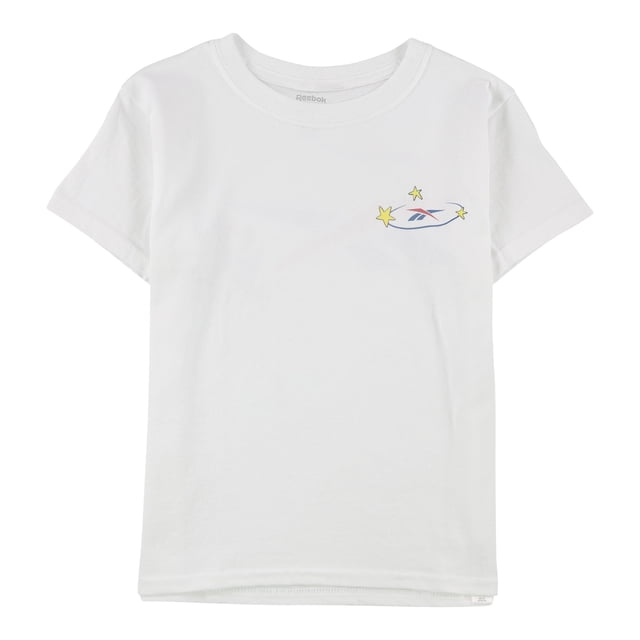 Reebok T-Shirt Graphique à Logo Tom and Jerry pour Garçons, Blanc, P