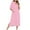 Pink, variant on JGTDBPO Sleep Shirts For Women Short Sleeves Long Nightgown Super Soft Sleepwear Comfy Cotton Nightshirts With Pocket Pajama Dress Causal Loose Fit Home Wear