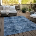 thumbnail image 6 of Addison Rugs Chantille Indoor/Outdoor Transitional Organic Navy Washable Rectangle Rug, 5' x 7'6", 6 of 6