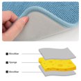 thumbnail image 2 of EEEkit 2pcs Dish Drying Mats, Absorbent Microfiber Kitchen Dish Drainers, 16 x 12", Blue, 2 of 6