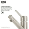 thumbnail image 2 of VIGO Noma Single Handle Single-Hole Bathroom Faucet in Brushed Nickel, 2 of 9