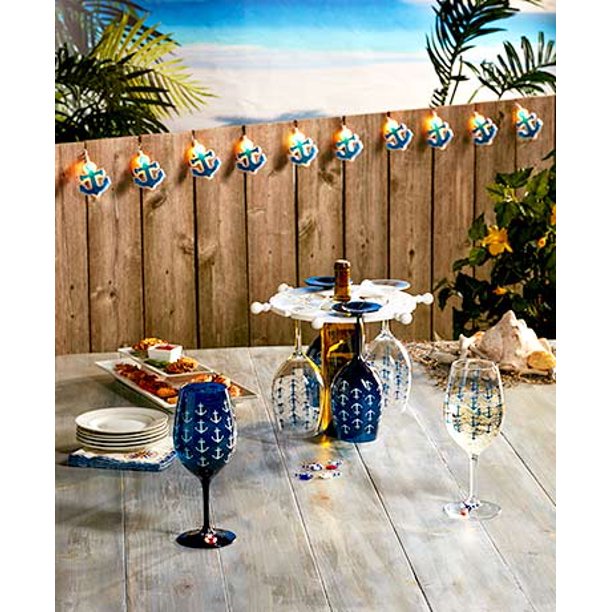 Anchors Aweigh Tabletop Collection ( Set of 6 Wine Charms )