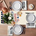thumbnail image 2 of Heiheiup Colorful Independence Day Table Flag Patriotic Stripes Wired Edge Ribbon Printing Customized Satin Flag Ribbon For Holiday Craft Decoration, 2 of 4