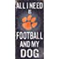 thumbnail image 3 of Fan Creations C0640 Clemson University Football And My Dog Sign, 3 of 3