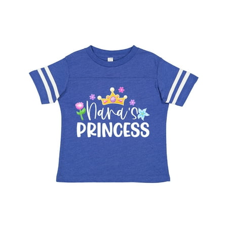 

Inktastic Nana s Princess Crown and Flowers Gift Toddler Toddler Girl T-Shirt