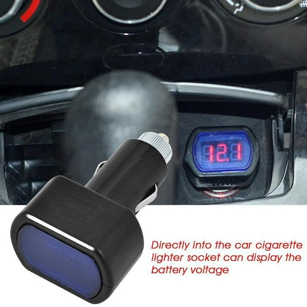 LED Display Cigarette Lighter Socket Cars Auto Battery Test