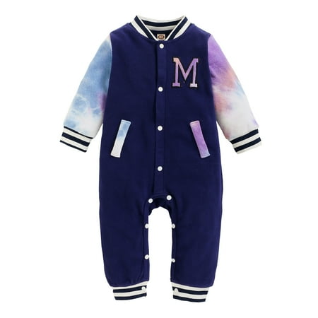 

KIMI BEAR Infant Boys Rompers 12 Months Infant Boy Autumn Bodysuits 18 Months Infant Boy Cozy British Style Open Chest Long Sleeve Jumpsuits Royal Blue