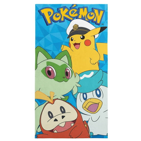 Pokemon Power Group Microfiber Beach Towel 30x60 inches