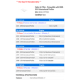 thumbnail image 2 of Cabin Air Filter - Compatible with 2008 - 2018 International ProStar 2009 2010 2011 2012 2013 2014 2015 2016 2017, 2 of 2