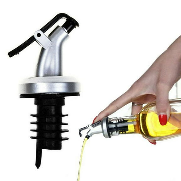 Olive Oil Bottle Stopper Stainless Steel with 4 Pieces Included