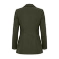 thumbnail image 6 of YanHoo Faux Suede Blazer for Women Dressy Casual Button Suit Jackets Lightweight Office Work Jacket Business Outfits, 6 of 8