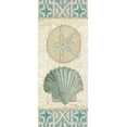 thumbnail image 2 of Adams, Emily 8x14 Black Ornate Wood Framed with Double Matting Museum Art Print Titled - Beach Treasures II, 2 of 4