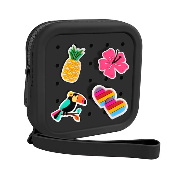 Small Silicone Pouch for Purse – Portable Organizer Bag, Holds Lipsticks, Coins, Travel Accessories, Waterproof Zipper Pouch, Small Makeup Bag