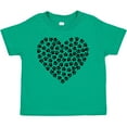 thumbnail image 3 of Inktastic Heart Made Of Paws, Dog Paws, Puppy Paws - Black Boys or Girls Toddler T-Shirt, 3 of 5