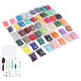 thumbnail image 4 of Kit de fieltro de lana con aguja, 50 colores, 5g, suministros de fieltro, herramientas para manualidades de juguete hechas a mano, 4 of 5