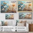 thumbnail image 4 of Designart "Meadow Whispers composition IV" Modern Floater Framed Canvas Art Print, 4 of 7