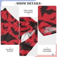 thumbnail image 4 of Red Bats Halloween Pajama Pants Soft Lightweight Lounge Pants Bottoms Sleep Pants Warm Comfy, 4 of 9