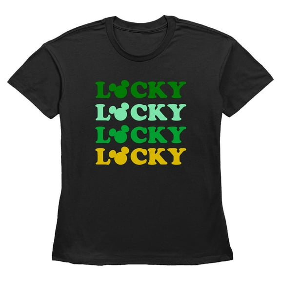 Women's Mickey & Friends Lucky Stack Graphic T-Shirt
