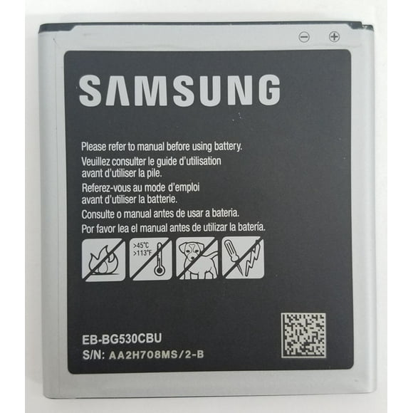 Samsung Galaxy J3 J5 2016 Batterie de Téléphone Portable EB-BG530CBU 2600mAh, 3.8V Li-ion