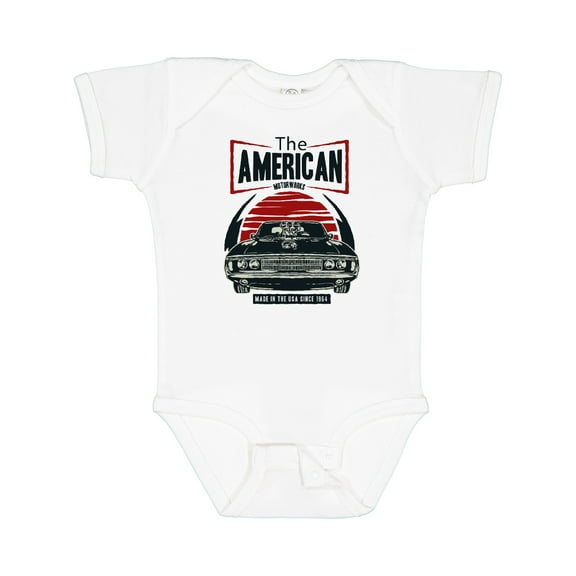Inktastic American Muscle Car Boys or Girls Baby Bodysuit