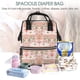thumbnail image 5 of Fotbe Swan Couple Mochila Maternidad - Lona de Sarga Impermeable, Mochila de Pañales de Gran Capacidad con Múltiples Bolsillos y Correas Ajustables, 5 of 6