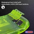 thumbnail image 6 of eXtremeRate Custom DIY Replacement Full Set Housing Shell with Buttons for Steam Deck OLED Handheld Console - Clear Lime Green, 6 of 9