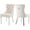 Beige, Silver, variant on Velvet Dining Chairs Set of 4, Upholstered High-end Tufted Dining Room Chair with Nailhead Back Ring Pull Trim Solid Wood Legs, Contemporary Nikki Collection Modern Style for Kitchen, Blue