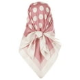 thumbnail image 6 of INSPIRE CHIC Women Polka Dots 35"x35" Large Square Scarf Satin Silk Like Head Wrap Bandanas Neck Scarves Pink 35.4x35.4", 6 of 6