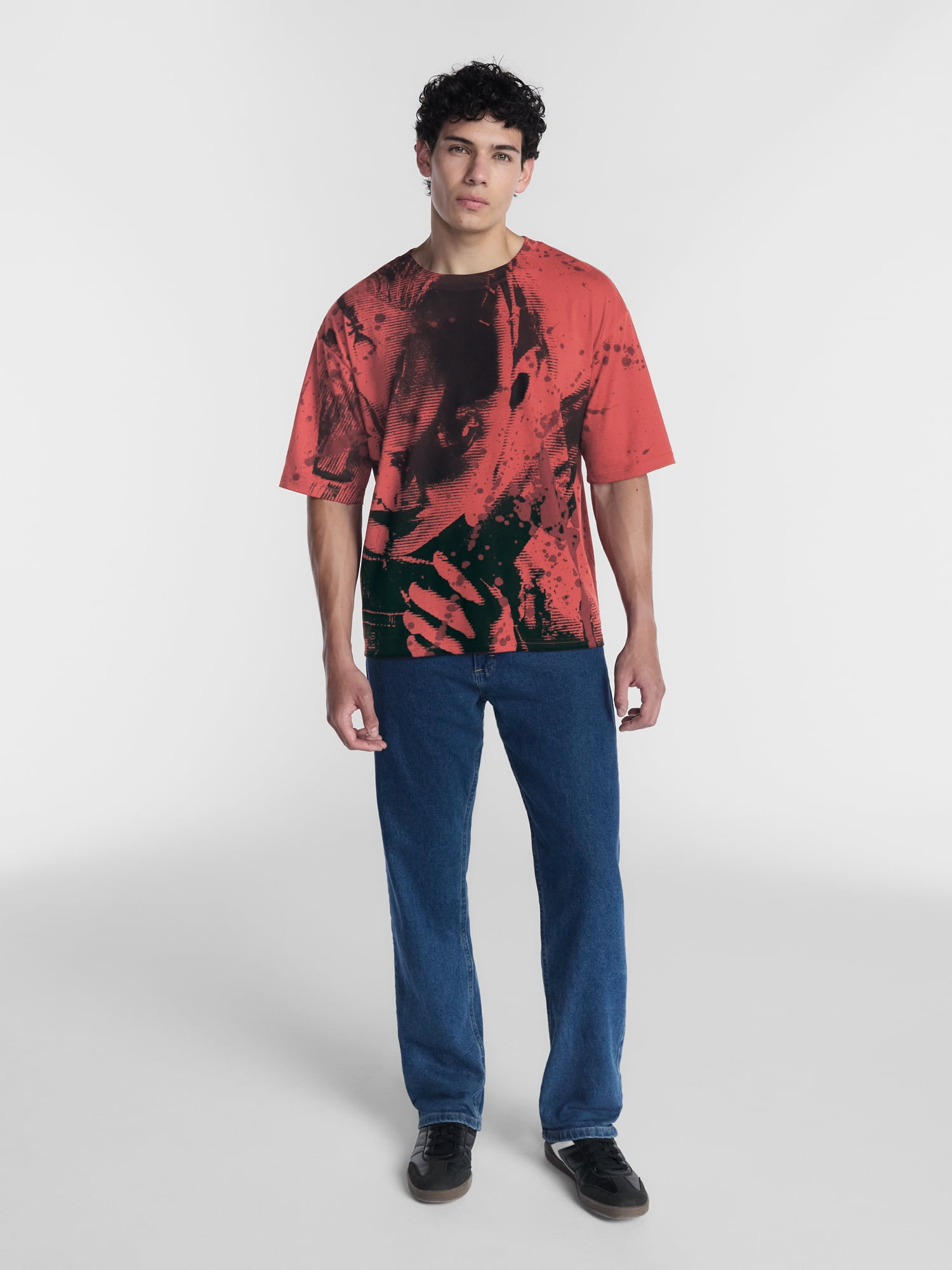 Chucky Men's and Big Men's Halloween Graphic Tee with Short Sleeves, Sizes XS-5XL