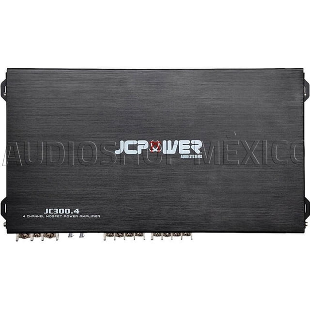 Amplificador 4 Canales Jc Power Jc300.4 600 Watts Clase Ab JC Power JC3004