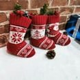 thumbnail image 3 of Gibobby Medias navideñas Bolsa de regalo Bolso de regalo Bolsa de dulces Muñeco de nieve Suministros para fiestas Decoraciones navideñas Árbol de Navidad(C), 3 of 5