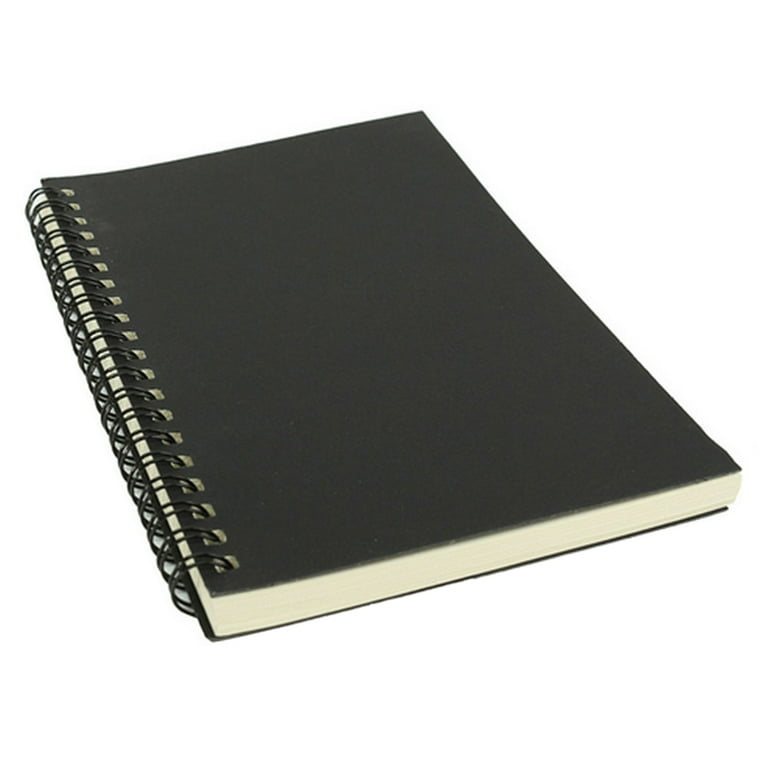 Icraftyworld Black Pulp paper Spiral Hardbound Sketch Book ( Rs