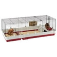 Ferplast Krolik XL Rabbit Cage 140 (Includes Wire Hutch) 55.9L x 23
