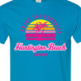 thumbnail image 4 of Inktastic Summer Enjoy the Sunshine Huntington Beach California Pink T-Shirt, 4 of 5