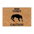 thumbnail image 2 of Animal Welcome Floor Mat Cat Vomit Sign Door Rugs Dogs Vomit Sign Cat Warning Sign Decoration Cat Decor Funny Gifts Doormat Filthy Non Slip Entrance Door Rugs (19.69x31.5 inch), 2 of 4