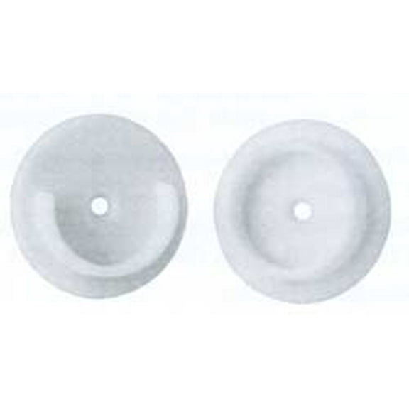 Ives Commercial 586P 1.37 in. Plastic Closet Pole Socket, White - Set of 2