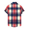 thumbnail image 5 of Plaid Shirts for Women Short Sleeve Button Down Shirt Casual Classic with Pocket Smocked Shirts Womens Summer Tops, 5 of 5