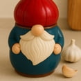 thumbnail image 5 of Fox Run Gnome Garlic Keeper, Ceramic Garlic Holder and Lid, 5" x 6.25", 5 of 6
