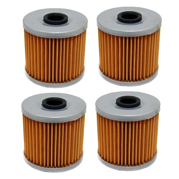 4 Pack Oil Filters fits Kawasaki Bayou 220 250 & 300 Lakota 300 & Mojave 250
