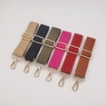 thumbnail image 3 of Youkk Femmes Coton Bandoulière Sangle de Remplacement Dames Simple Conception Sac à Main Réglable Bande avec Boucles Accessoires Rose, 3 of 6