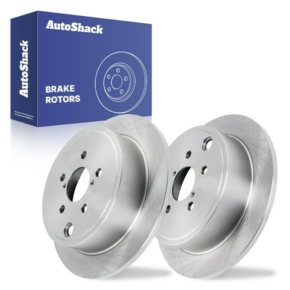 AutoShack Rear Brake Rotors | Replacement For 2008-2014 Subaru Impreza 2009-2013 Forester 2010-2014 Outback Legacy 2013-2014 WRX 2013-2015 BRZ 2.0L 2.5L AWD RWD | 2-PC Set