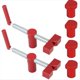 thumbnail image 1 of Clip de Escritorio para CarpinteríA, Clip Fijo RáPido, Herramienta de SujecióN RáPida para Banco de CarpinteríA con Orificio de 20 Mm, Herramienta para Perros, Color Rojo, 1 of 5
