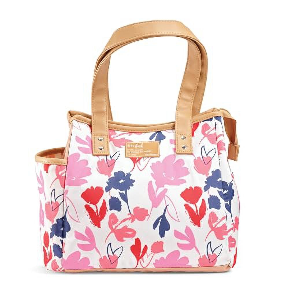 Westerly Lunch Bag Kit with 2 containers and Matching Tumbler - Botanical Silo Pink