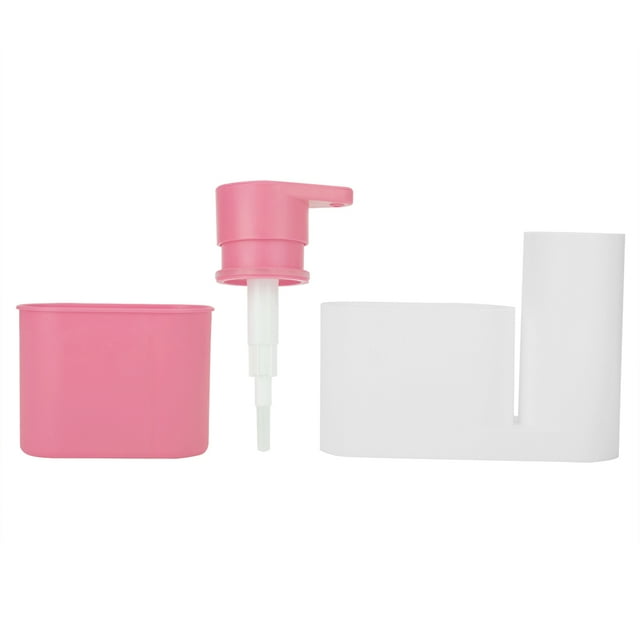 Washing Sponge Storage Sink Sponge Storage Sink Soap Storage Kitchen Detergent Storage Multifunctional Washing Sponge Sink Detergent Soap Dispenser Storage Kit Pink ANGGREK Otros
