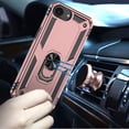 thumbnail image 2 of For iPhone 17E / 16E / SE4 Ring Magnetic Kickstand Hybrid Case Cover - Rose Gold, 2 of 3