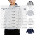 thumbnail image 3 of SELONE Collared Shirt Boys Long Sleeve Button Pullover Tops Patchwork Plaid Sweatshirts Fall Campus Clothes 2-12Y, 3 of 9